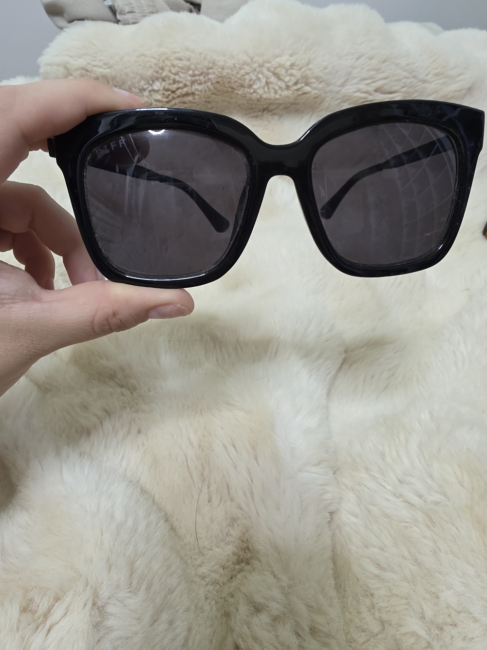 Black Oversized Square Sunglasses - Women Accessories